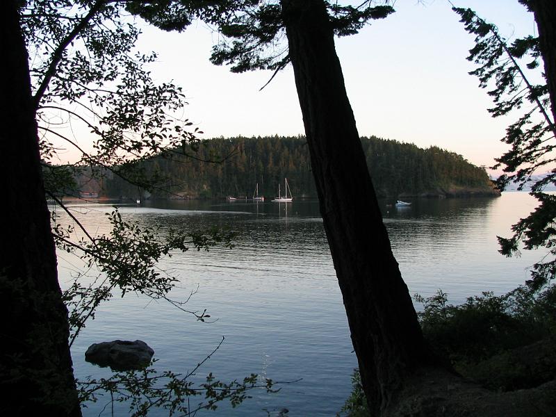 IMG_6493.JPG - Our view from the main campsite, Bowman BayStan Schmidt, N7OC Photo